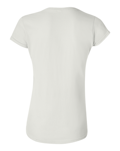 Ladies' SoftStyle Fitted T-Shirt back Image