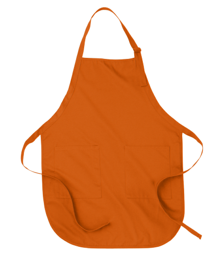 orange apron