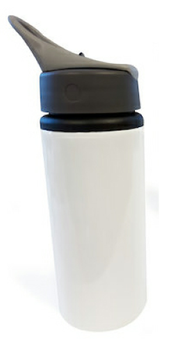 Aluminium Bottle with Straw front Thumb Image