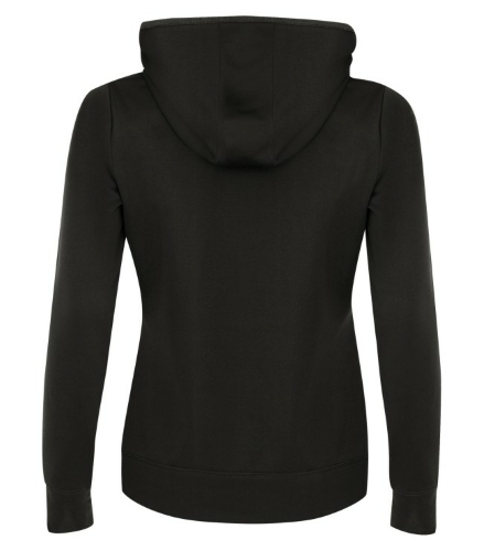 Fleece Hooded Ladies' Sweatshirt back Image