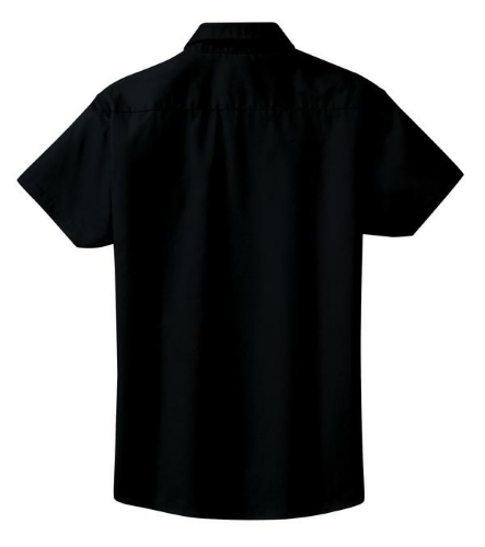 Coal Harbour® Ladies' Short Sleeve Easy Care Shirt back Image