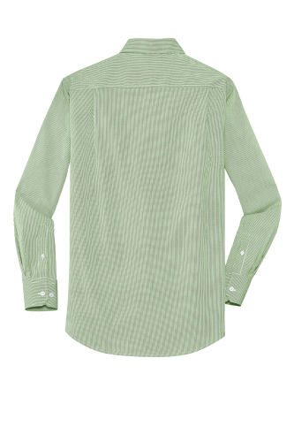 Coal Harbour® Mini Stripe Woven Shirt back Thumb Image