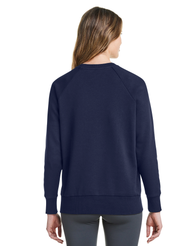 WOMEN'S Under Armour Rival Fleece Sweatshirt Back Thumbnail | Custom Apparel Canada