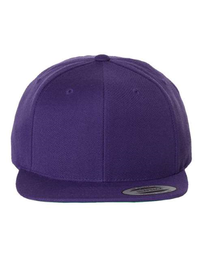 6-Panel Structured Flat Visor Classic Snapback front Thumb Image