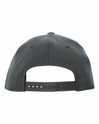 WOOL BLEND FLAT BILL SNAPBACK back Thumb Image