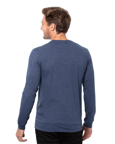 Threadfast Epic Unisex CVC Long Sleeve T-Shirt back Thumb Image