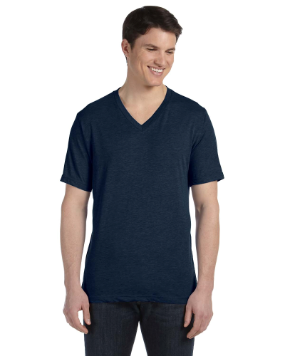 Unisex Triblend Short-Sleeve V-Neck T-Shirt front Thumb Image
