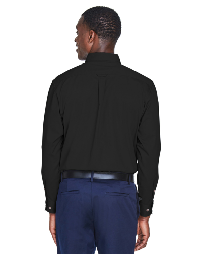 Men's Easy Blend Long-Sleeve Twill Shirt back Thumb Image