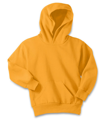 YOUTH Classic Fit Fleece Hooded Sweatshirt front Thumb Image